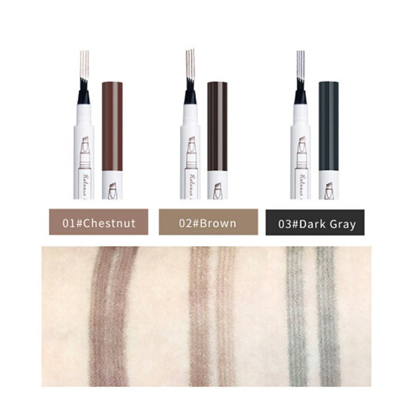 3 Couleurs Stylo À Sourcils Étanche Eye sourcils Crayon Smudge-preuve Maquillage