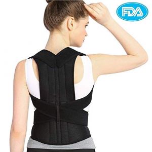 HailiCare Correcteur de Posture Support de Dos et l'épaule Réglable et Confortable Ceinture Maintien