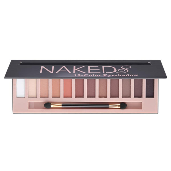 Maquillage cosmétique Shimmer Mat Nu 12 Couleurs Fard à paupières Palette Sombras