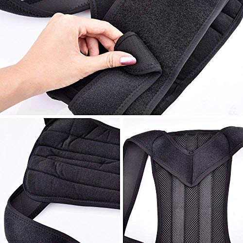 HailiCare Correcteur de Posture Support de Dos et l'épaule Réglable et Confortable Ceinture Maintien