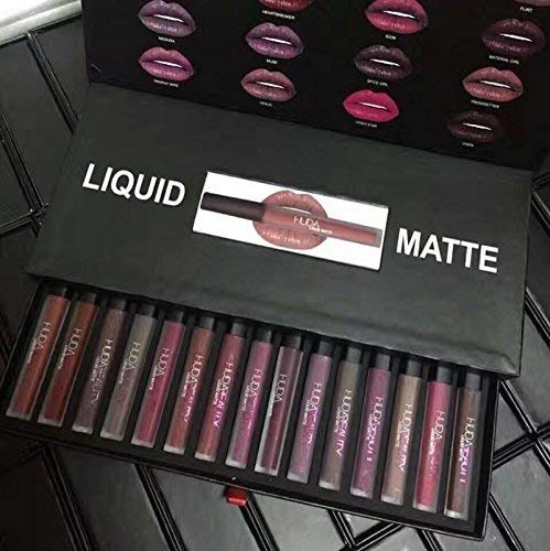 Vasyle 16 Couleur à lèvres de kit 16 de couleur Mat NE Colle pas Tasse dans un coffret cadeau