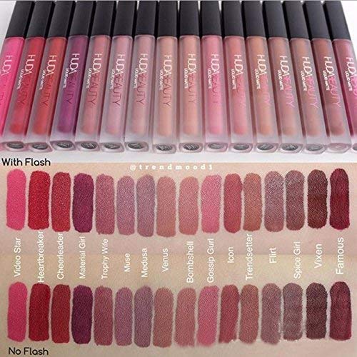 Vasyle 16 Couleur à lèvres de kit 16 de couleur Mat NE Colle pas Tasse dans un coffret cadeau
