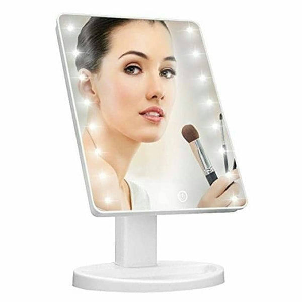 Hangsun LED Lumineux Miroir Cosmétique B90 Maquillage Éclairé Lumineux Aveclampes - 180 Degrés Rotation