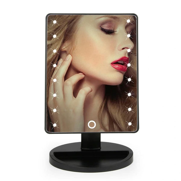 Hangsun LED Lumineux Miroir Cosmétique B90 Maquillage Éclairé Lumineux Aveclampes - 180 Degrés Rotation
