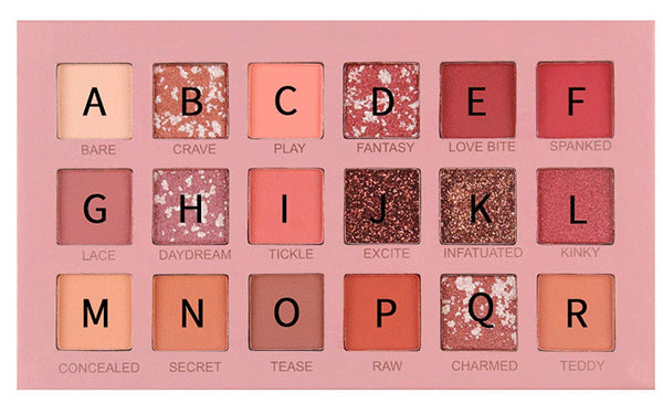Huda beaty à Paupières Palette Matte Glitter Pigment Texture Eye Shadow Beauty Maquillage
