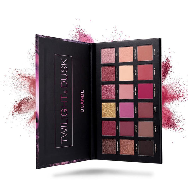 Eyeshadow Palette,PowerFul-LOT 18 Couleurs Twilight & Dusk Ombre À Paupières Maquillage