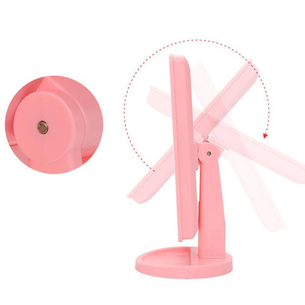 Hangsun LED Lumineux Miroir Cosmétique B90 Maquillage Éclairé Lumineux Aveclampes - 180 Degrés Rotation