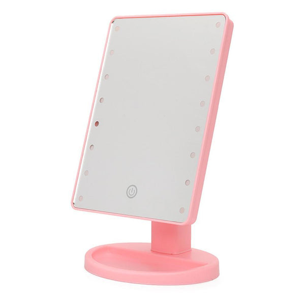 Hangsun LED Lumineux Miroir Cosmétique B90 Maquillage Éclairé Lumineux Aveclampes - 180 Degrés Rotation